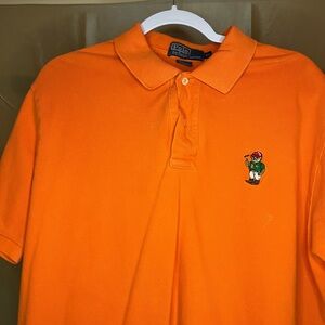 Polo Bear by Ralph Lauren Orange -Shirt Classic Design